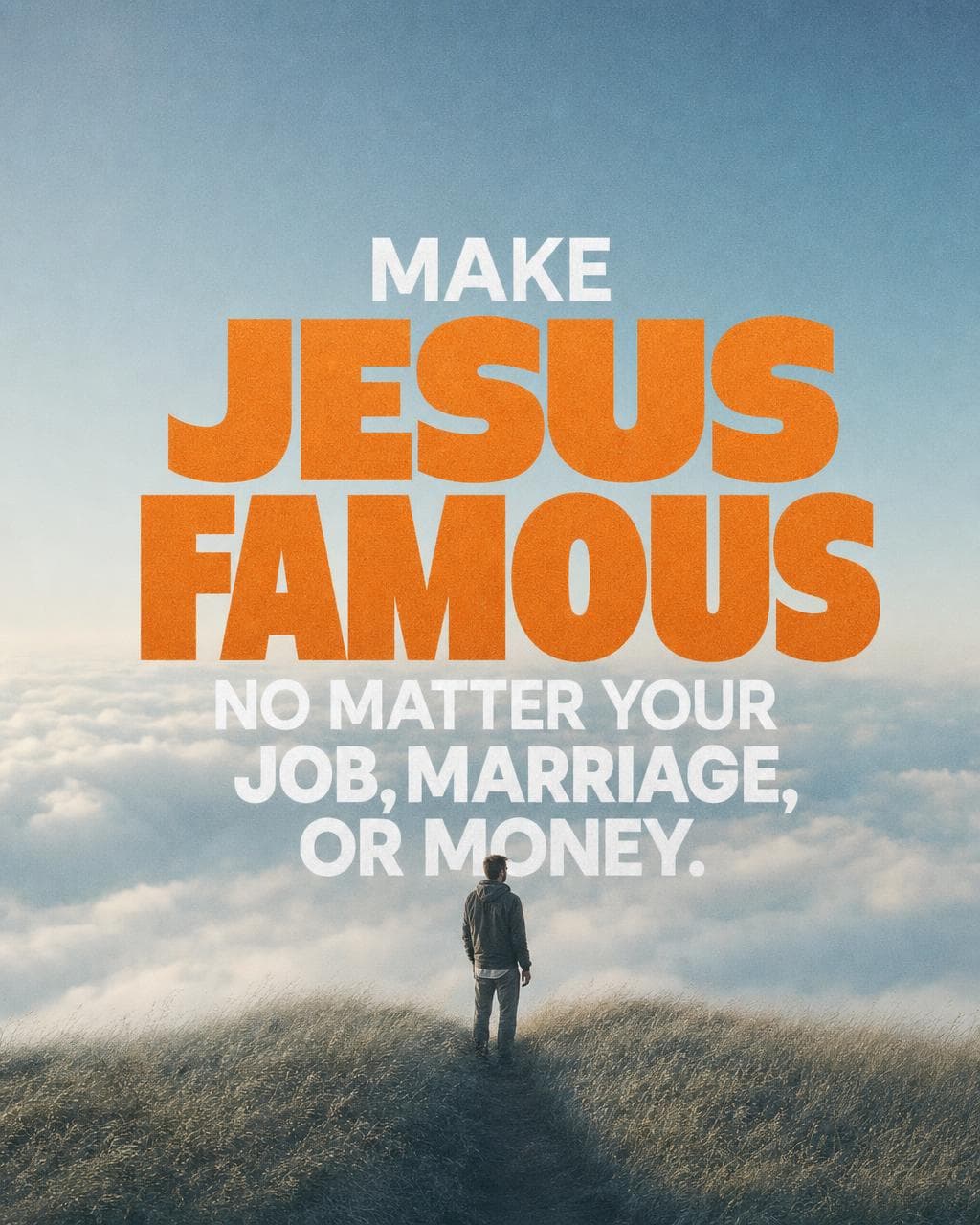 Sermon graphic: Your ordinary life is a stage for an extraordinary Name.
Whatever season you're in, thriving or barely holding on, it can point people to Jesus. What's one corner of your life you haven't fully offered to Him yet? #Faith #MakeJesusFamous #ChurchForAllNations #EverydayFaith #GraceAndPurpose